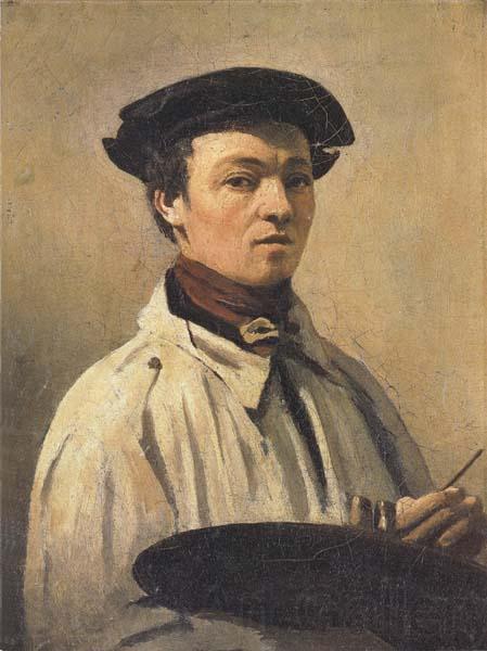 Jean-Baptiste Corot Self-Portrait Norge oil painting art